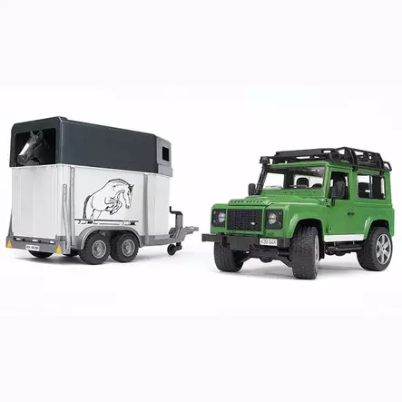 Land Rover med Hästtransportvagn - Leksaksbilar och Tillbehör - 4001702025922 - 1