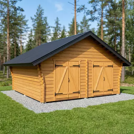 Hirsilato Rako XL Pihavarasto 20m2 - Hirsiladot ja Pihaladot - 41005012 - 2