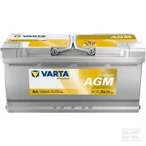 Käynnistysakku Varta 12V 105Ah 950A - Auton Akut ja Ajoneuvoakut - 605901095D852 - 2