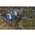 Svängbar Skålställning För Nätgård - Hundkojor och Hundgårdar - 6438411009062 - 2