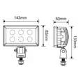 LED-arbetsbelysning, 2400lumen, 30W - Arbetsbelysning, brännare för traktorer förmånligt från Lakkapää - LA10512 - 4