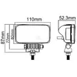 LED Työvalo Epäsuora 15W 2836LM - Työvalot ja Polttimot - LA10502 - 3