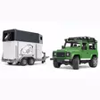 Land Rover med Hästtransportvagn - Leksaksbilar och Tillbehör - 4001702025922 - 1