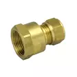 Puserrusliitin Sisäkierre 1/2x10 Suora - Messinkiliittimet Suorat - 6413820150192 - 3