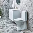 WC-Stol Ido Glow 62, Vit Hög - WC-stolar och -lock - 6416129388242 - 2