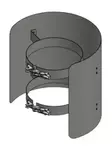 Jeremias Savuputken Suoja XL 250mm Ø115 - Savuputket ja Tarvikkeet - 4066701980832 - 1