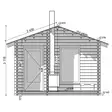 Utomhusbastu Pallas 11m2 - Utomhusbastun - 4100503012 - 7