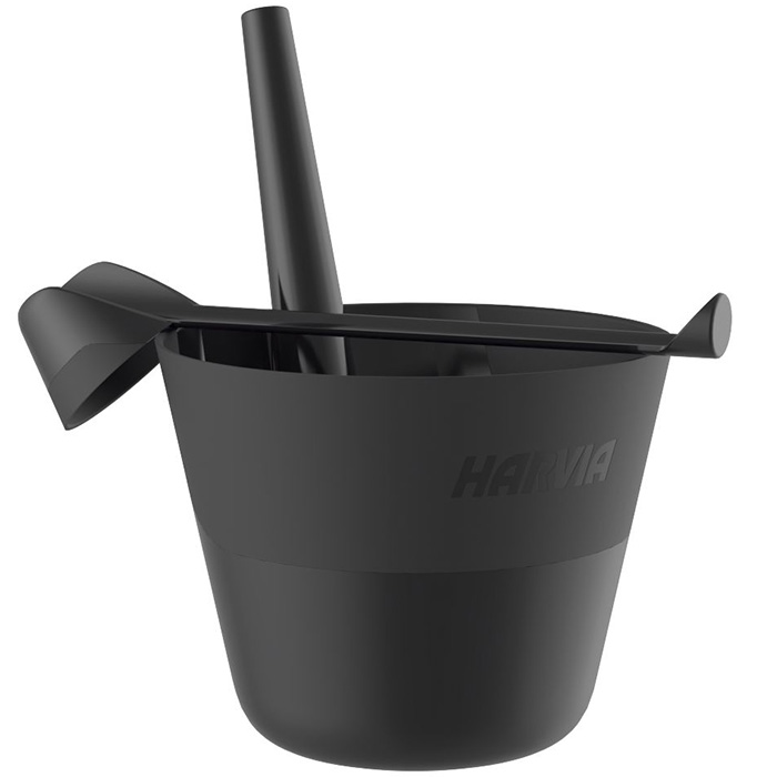 Harvia Click Kiulu ja Kauha Setti, Musta - Saunakiulut ja Löylykauhat - 6417659025522 - 1