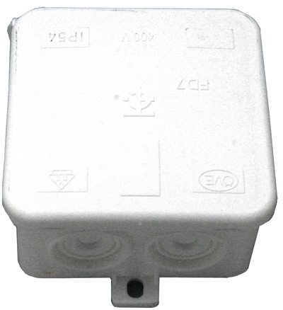 Jakorasia IP44 Valkoinen IP44 90x75x35mm - Rasiat ja Kannet - 6416013116142 - 1