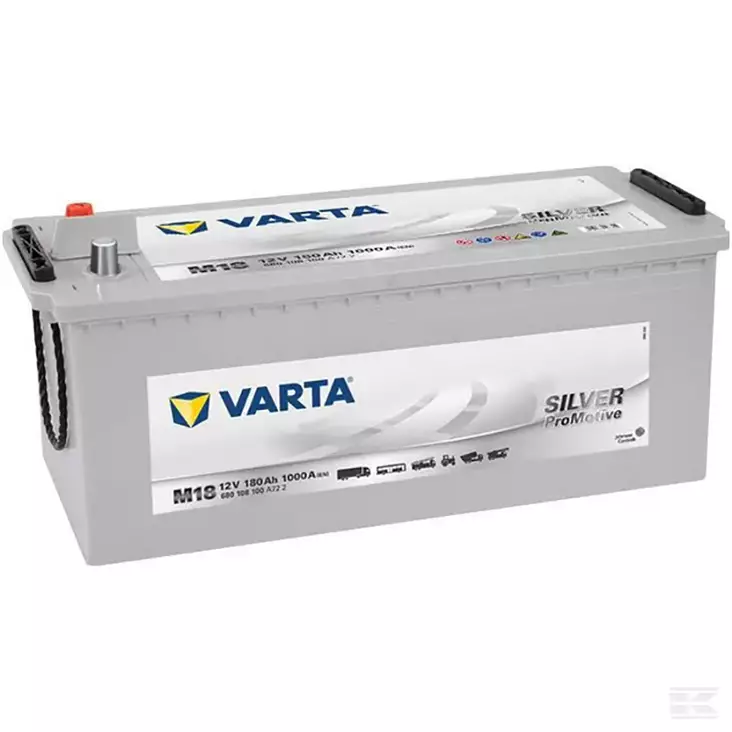 Käynnistysakku Varta 12V 180Ah 1000A - Auton Akut ja Ajoneuvoakut - 680108100A722 - 1