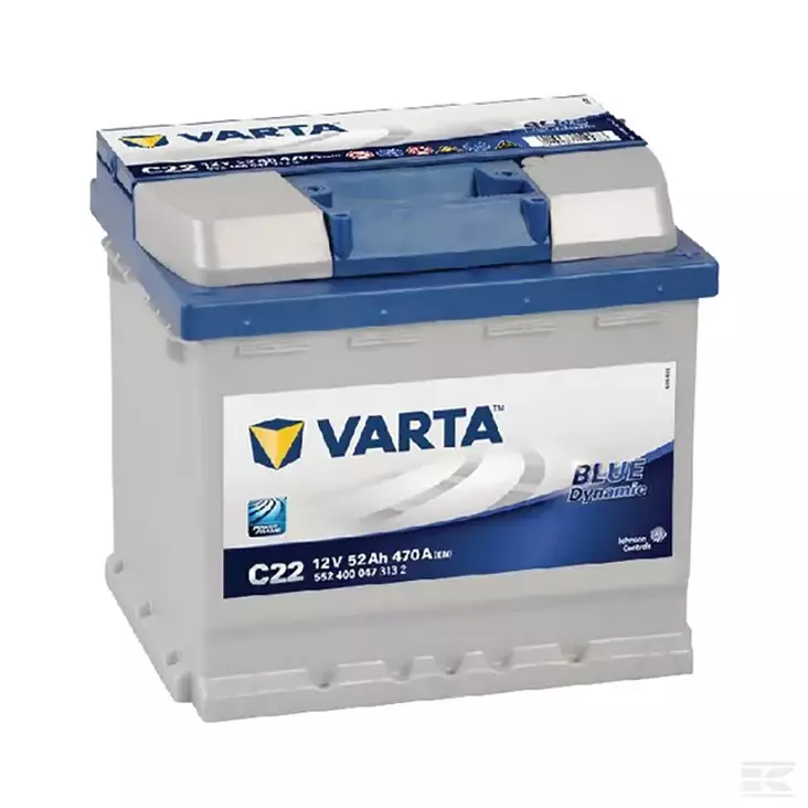 Akku 12V 52Ah 470A VARTA - Bilbatterier och Fordonsbatterier - 5524000473132 - 1