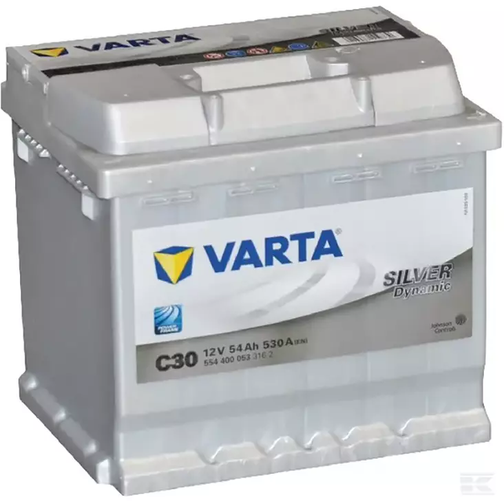 Käynnistysakku Varta 12V 54Ah 530A - Auton Akut ja Ajoneuvoakut - 5544000533162 - 1