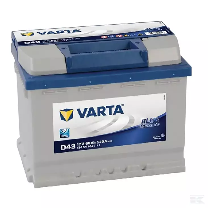 Käynnistysakku Varta 12V 60Ah 540A - Auton Akut ja Ajoneuvoakut - 5601270543132 - 1