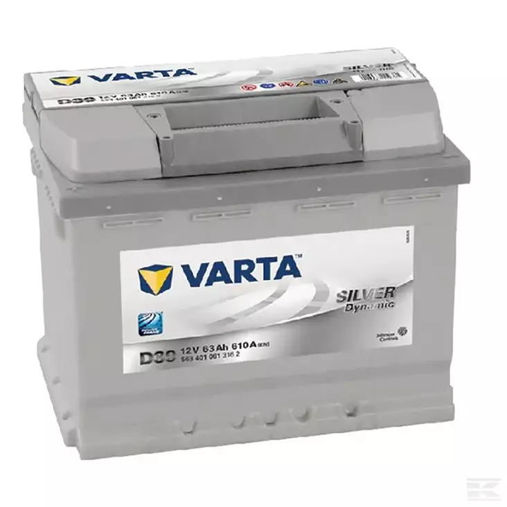 Käynnistysakku Varta 12V 63Ah 610A - Auton Akut ja Ajoneuvoakut - 5634010613162 - 1