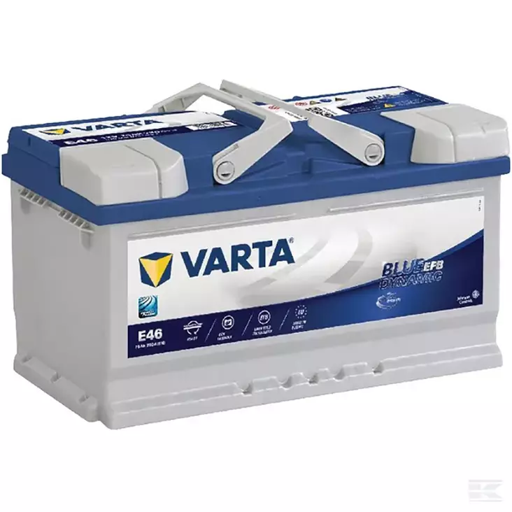 Käynnistysakku Varta 12V 75Ah 730A - Auton Akut ja Ajoneuvoakut - 575500073D842 - 1