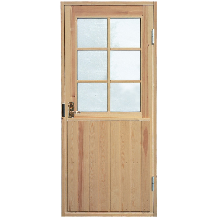 Mökkiovi Klaara 9x19 Vasen, Puuovi - Mökkiovet - 643003403332 - 1