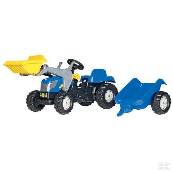 New Holland T7040 Etukuormaajalla - Uteleksaker - R02392 - 1