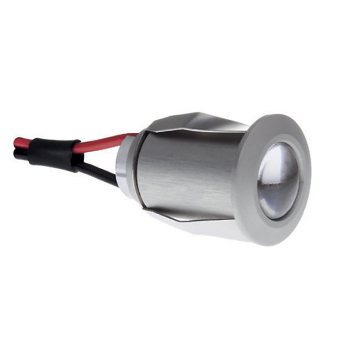 Bastuarmatur 1x3W Aluminium 4000K - LED-lampsatser - 6430025684802 - 1