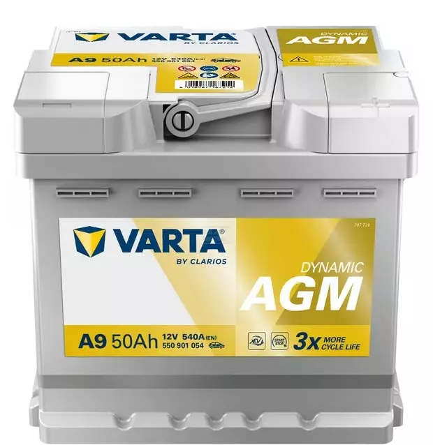 Käynnistysakku Varta 12V 50Ah 540A - Auton Akut ja Ajoneuvoakut - 4016987167212 - 1