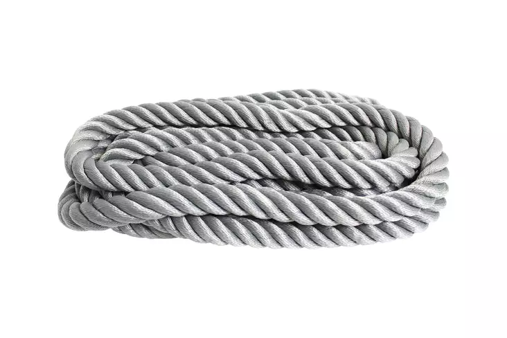 Konsthampa, grå 36 mm x 10 m - Räckeslinor och tillbehör - 6408586890222 - 1
