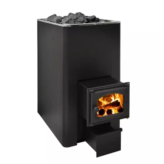 Vedeldad Bastuugn Harvia 50 Sl Svart - Vedaggregat - 6417659001182 - 1