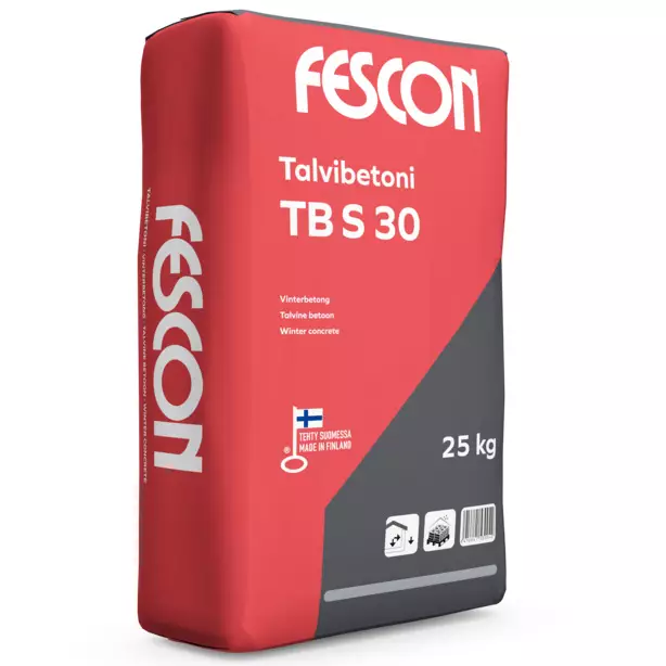 Talvibetoni TB S30 25kg Fescon - Betonit - 6416841530042 - 1