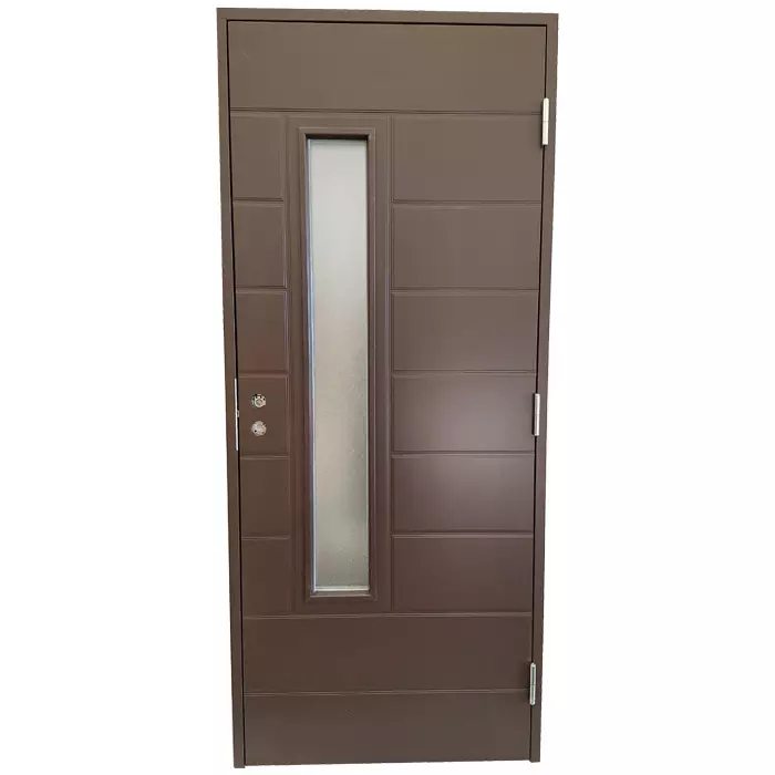 Ulko-Ovi Helena 9x21 Tummanruskea - Ulko-ovet - 110160282 - 1
