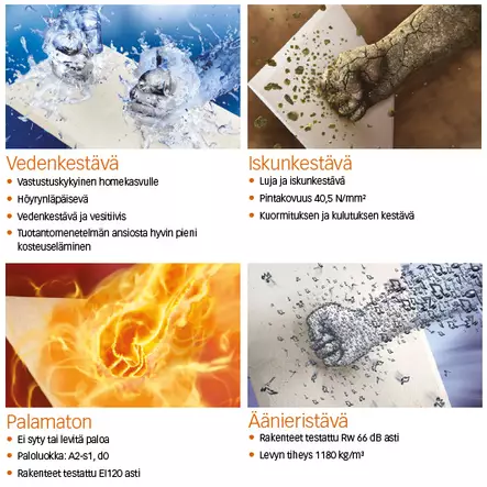 Hydropanel 9x1200x3000 Fibercementskiva - Övriga byggskivor - 264563 - 2