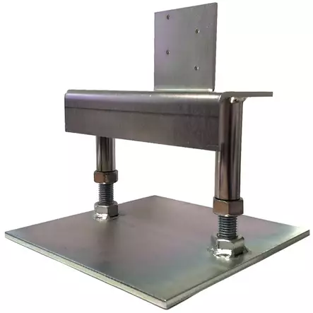 Terrassfot Justerbar 50-100mm M20 - Skruvbara stänger och stålben - 6430049654003 - 1