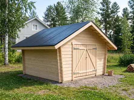 Hirsilato Kymppi Umpiseinä 10m2 - Hirsiladot ja Pihaladot - 6424110255503 - 1