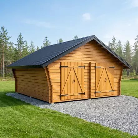 Hirsilato Rako XXL Pihavarasto 25m2 - Hirsiladot ja Pihaladot - 41005013 - 1