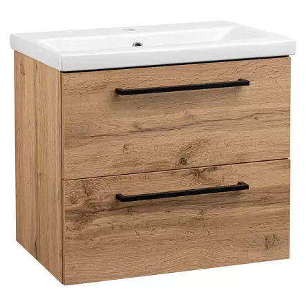 Kiba Aster 600 Tammi Kalustesetti - Kylpyhuonekalusteet - 6429810290663 - 2