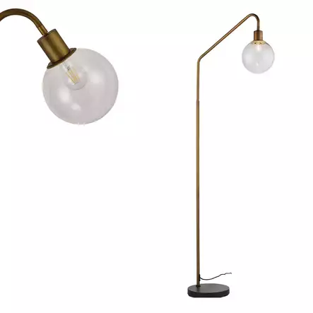 Golvlampa jade mässing - Golvarmaturer - 8711297049963 - 1