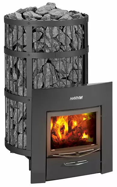 Vedeldad kamin Harvia Legend 300 Duo Black - Vedaggregat - 6417659043403 - 1
