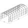 Båghall Prohall 4,5x13m 500g Grå - Tältgarage och Tälthallar - 6438014166483 - 2