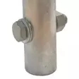 U-Konsol För Skruvpåle 52mm Fast - Skruvbara stänger och stålben - 6430049654843 - 2