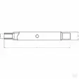 Työntövarren Putki, 450mm-M36x3.0 - Vetolaitteen Osat - 5700030252053 - 2