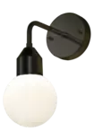 Florens Seinävalaisin, Musta/Valkoinen - Våtrumsarmaturer - 7392986772143 - 1
