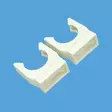 HT Putkipidin 32mm Valkoinen 2kpl Opal - Kannakkeet - 6413820239323 - 1