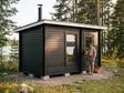 Pihasauna Ylläs 11m2, 42mm Hirsisauna - Tynnyrisaunat ja Hirsisaunat - 4100503013 - 1