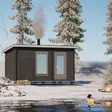 Pihasauna Ylläs 11m2, 42mm Hirsisauna - Tynnyrisaunat ja Hirsisaunat - 4100503013 - 4
