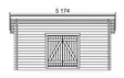 Trädgårdsförråd P10 Stockstad 10m2 - Timmerlador - 4100533 - 6