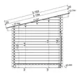 Trädgårdsförråd P10 Stockstad 10m2 - Timmerlador - 4100533 - 5