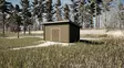 Trädgårdsförråd P10 Stockstad 10m2 - Timmerlador - 4100533 - 3