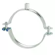 Rörklämma M8 4 108-115mm Förzinkad - Stöd - 6413820229003 - 1