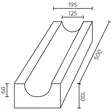 Rudus Kevyt Kouru 500x195x100mm - Betonikivet - 6438256045683 - 2