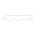 Saunapanel STS(4) 14x120x2100 5st/fp - Bastupanel och -lavar - 6418227014603 - 10