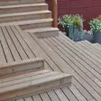 Terassilauta 28x120 OM Ruskea Kestopuu - Painekyllästetty ja Kestopuu - 300071653 - 3