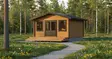 Vierasmaja 20m2, Pihamökki, Piha-Aitta - Muut Piharakennukset - 6424110256593 - 1