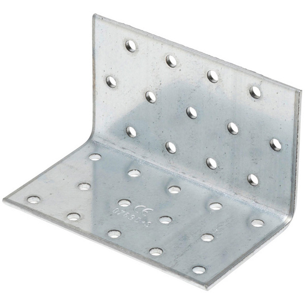 Kulmalevy 60x60x2,5x40mm Reikäkulmalevy - Naulauskulmat - 4034176102493 - 1